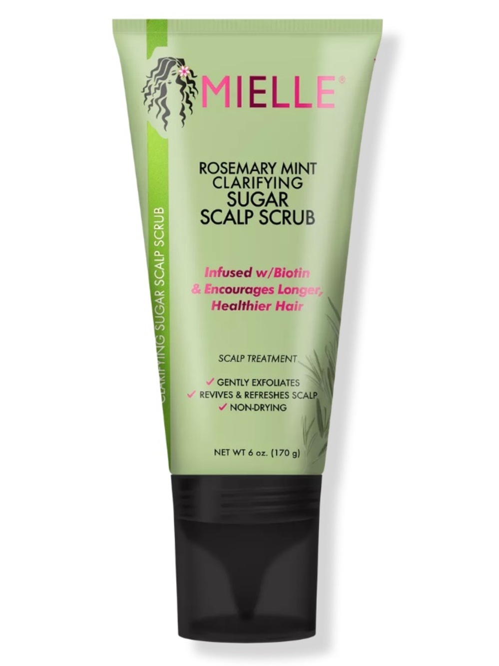 ✨ Mielle Rosemary Mint Clarifying Sugar Scalp Scrub | Full Size Factory Sealed